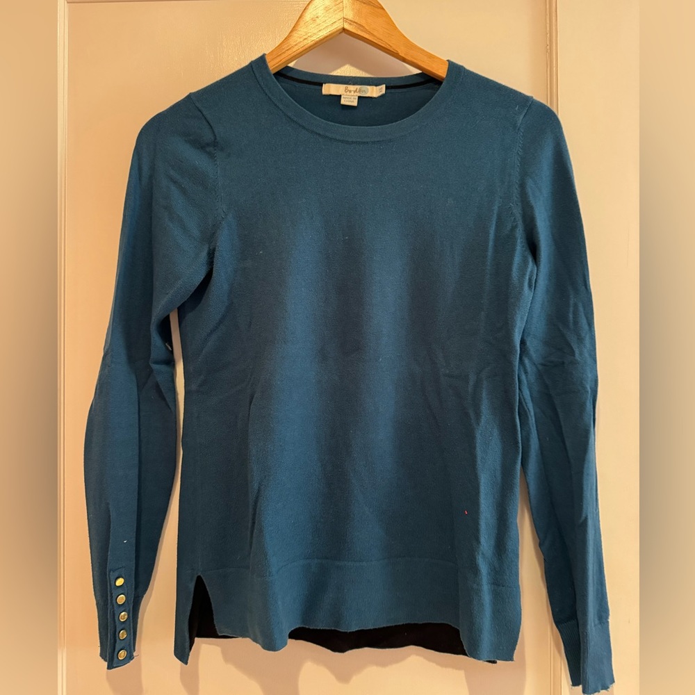 Boden size XS sweater with button details on sleeves
